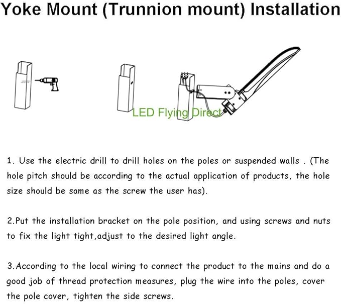 480V 300W LED Parking Lot Lights, 42000LM 1000W MH/HPS Equiv. Surge Protection 5000K DLC UL LED Shoebox Lights for Sports Court Parking Lot, Trunnion Mount