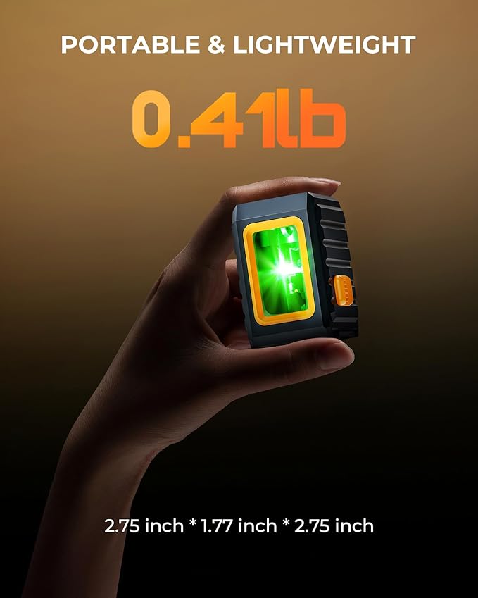 Laser Level, CIGMAN Self-Leveling - 100 feet, Compact 6.4 oz, Perfect for Pictures Hanging, Floor Tile, Ideal for DIY Projects and Home Renovation, L-Magnetic Bracket, Battery Included