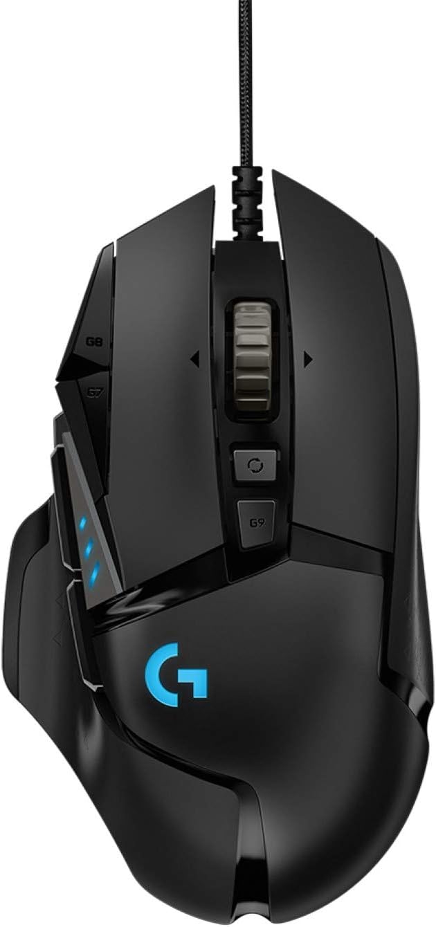Logitech G502 Hero Wired Gaming Mouse + G Pro X Gaming Headset Bundle - Black