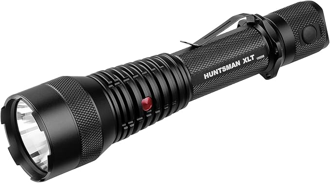 POWERTAC Huntsman-XLT LED Light - Rechargeable LED Flashlight Long Throw Spotlight Tactical Flashlights Super Bright Flashlight Flash Light EDC Gear Flashlights High Lumens Camping Supplies 1200 Lumen