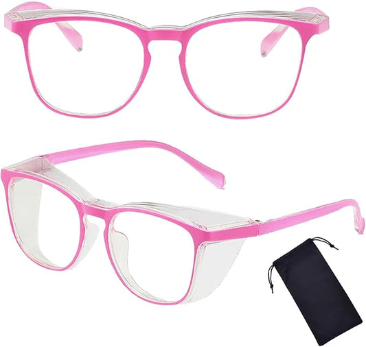 Safety Glasses for Men Women, Anti Fog Safety Goggles Comfortable Blue Light Blocking UV Protective Adult Nurse