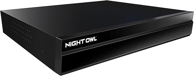Night Owl Power Over Ethernet 24 Channel NVR Video Home Security Camera System with 4TB Hard Drive (Add up to 16 Wired IP and 8 Wi-Fi Cameras)