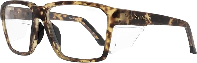 VETRA Z87+ Certified Safety Glasses HD High Contrast UV400 Side Shield Anti-Oil Coating Stylish Eyewear