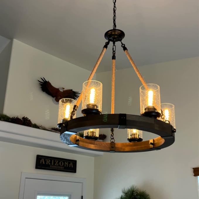 Vintage LED Spiral Filament Bulb T14, E26 Base, 4W Equivalent, 40W Warm White, 2200K, Dimmable, AC120V, 400LM, Amber Glass, Pack of 4