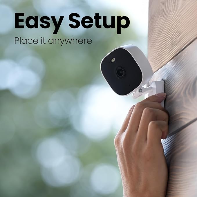 Vimtag Security Camera Outdoor 2.5K, 2.4G/5G Smart Wi-Fi Cameras for Home Security with Color Night Vision, Motion Activated Spotlight/Siren, IP66,2-Way Audio, Support Cloud/512G SD Card Storage,Wired