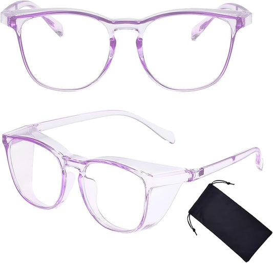 Safety Glasses for Men Women, Anti Fog Safety Goggles Comfortable Blue Light Blocking UV Protective Adult Nurse