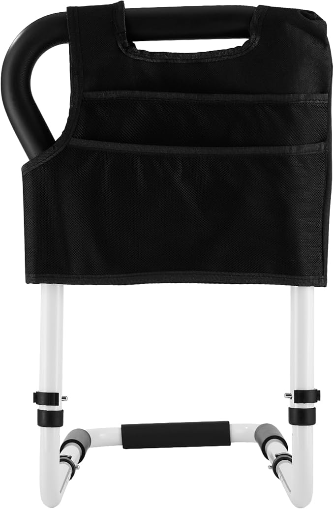 Bed Rails for Elderly Adults Safety: Adjustable Bed Assist Rails for Seniors & Patients with Storage Bag - Adjustment Fits Twin/Queen/King Cali Beds - Bedside Rail Handle Support Bar Bed Guard Rails