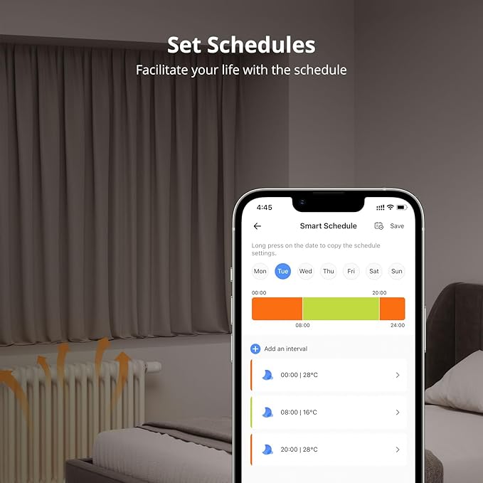 SONOFF Zigbee Thermostatic Radiator Valve, Smart Thermostatic Radiator Supports App Remote Control and Timing, Zigbee 3.0 Hub Required, Compatible with Amazon Alexa/Google Home.
