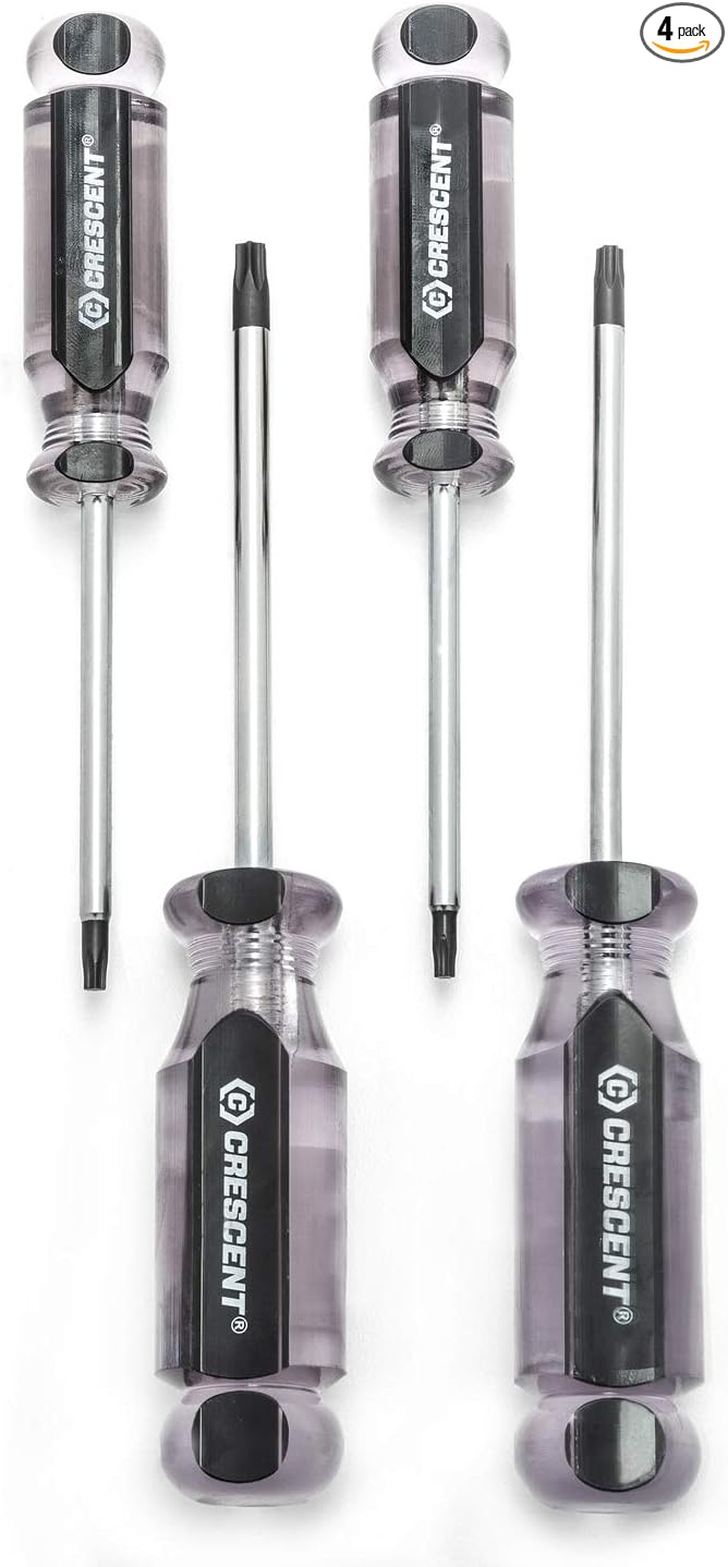 Crescent 4 Pc. Torx® Acetate Screwdriver Set - CT4PCSET