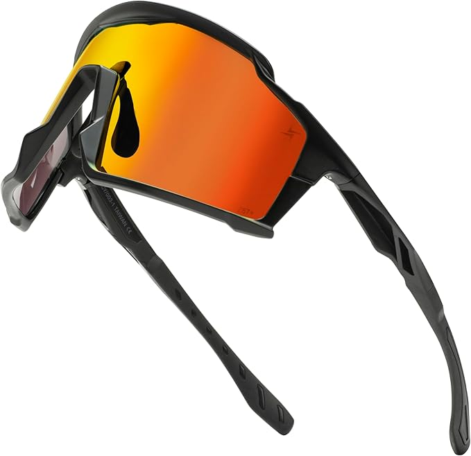 X Power ANSI Z87+ Safety Shield Sunglasses Impact Resistant Polycarbonate Lens & Frame (Made In Taiwan)