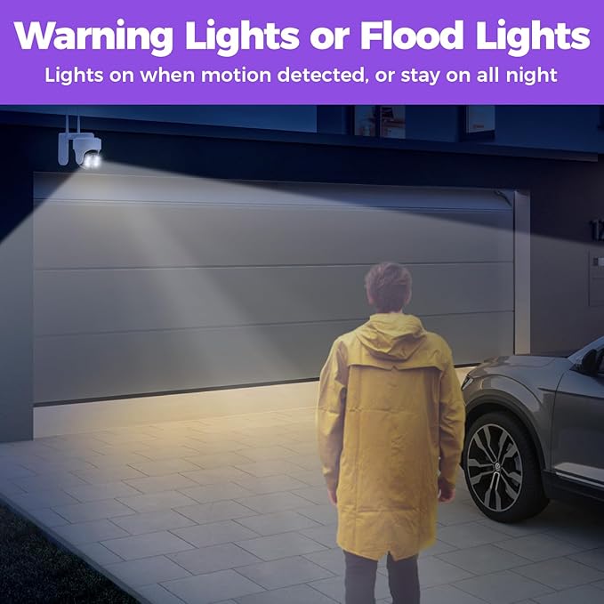 xmartO 16CH 12-Camera WiFi6 Security Camera System Wireless Outdoor/Indoor, 10CH 4K NVR with 4X 2K HD Dual Lens Cameras with Auto Tracking, 1TB HDD (Plug-in 24/7 Surveillance, Long Range WiFi)