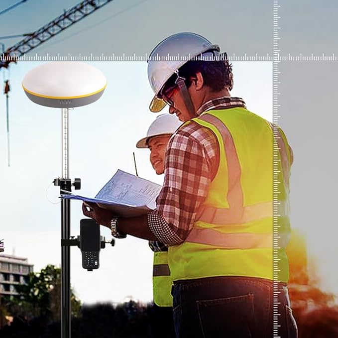 Carbon Fiber GPS Telescopic Pole - Extended to 2.5m/8.2FT, for Land Surveying and Engineering GPS/GNSS Accessories and Instruments (GLS25A)