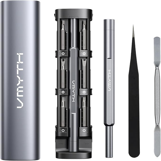 iDriver MS1 Precision Screwdriver Set,42 Magnetic Bits,Hand-Powered Small Screwdriver Set,5/32"Hex,Pop-up Magnetic Case, Electric screw driver kit for Phone/Computer/Electronics/Camera/Laptop