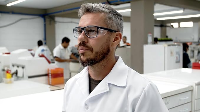 HORUS - Safety Glasses Protective Eyewear for Men and Women - ANSI z87.1 Safety Glasses - Impact Resistant, Comfortable Eye Protection for Industrial, Construction, Consumer, and Sports