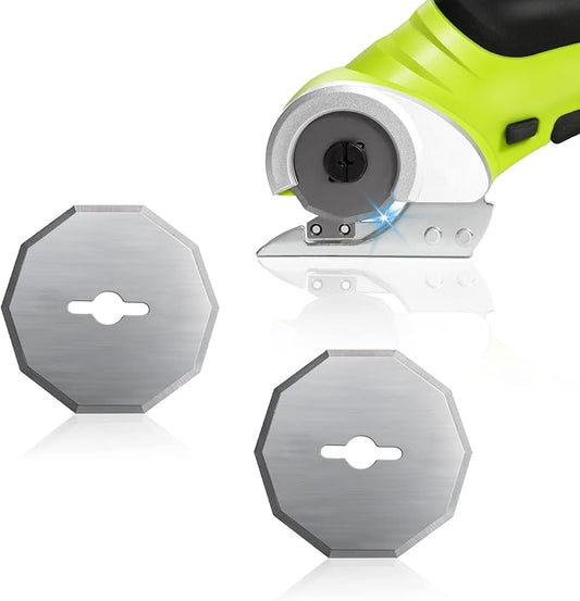 Replacement Rotary Blades for Wa2300 Cordless Electric Scissors, Compatible With Creddux Electric Box Cutter and Known Cardboard Cutter Brands (1-1/2")