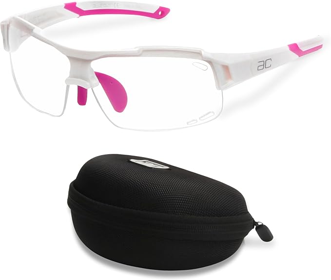 BLUE CUT Sports Safety Goggles Interchangeable Sun Lens Anti Fog UV Protection Indoor Outdoor Pickleball Cycling Basketball