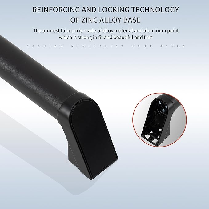 11 FT Handrails for Indoor Stairs,Railings，Outdoor Stairs Handrail，Modern Aluminum Handrail Set, Wall Mounted，Wall Return Bracket More Safety, Rust Free. (Matte Black, 11 FT)