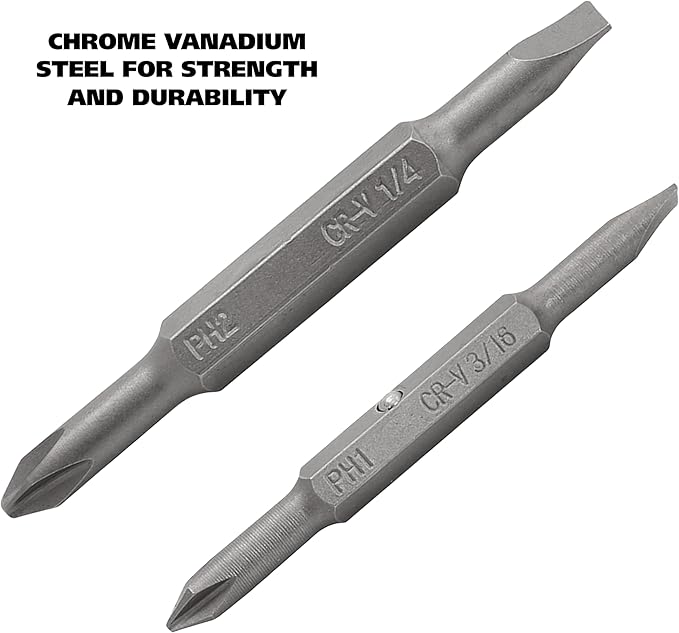 GreatNeck 11-in-1 Multi-Bit Screwdriver and Nut Driver (6-in1 Round Handle)