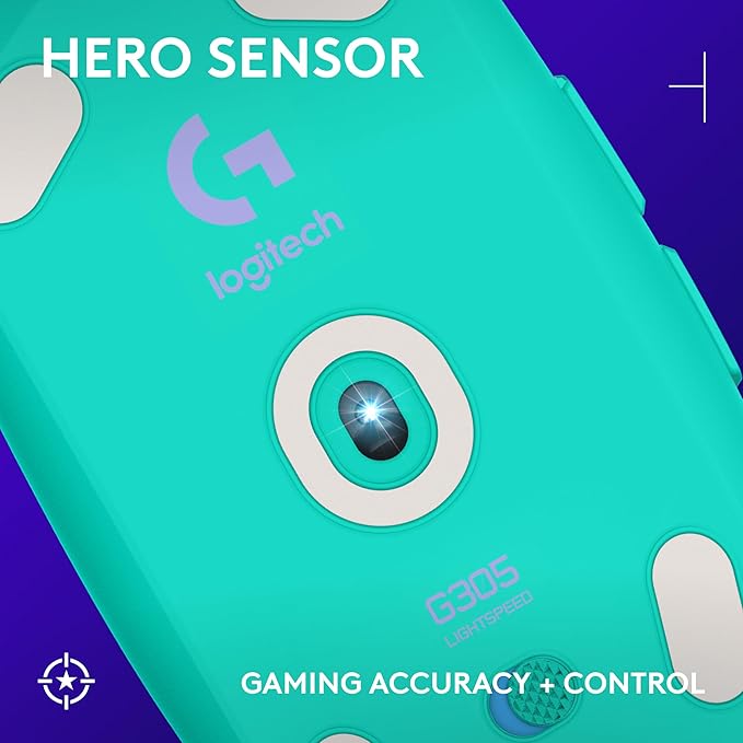 Logitech G305 Lightspeed Wireless Gaming Mouse, Mint + Yeti Orb RGB Gaming Microphone with LIGHTSYNC, USB Mic for Streaming