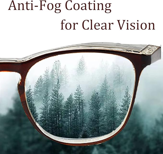 Safety Glasses for Men Women, Anti Fog Safety Goggles Comfortable Blue Light Blocking UV Protective Adult Nurse