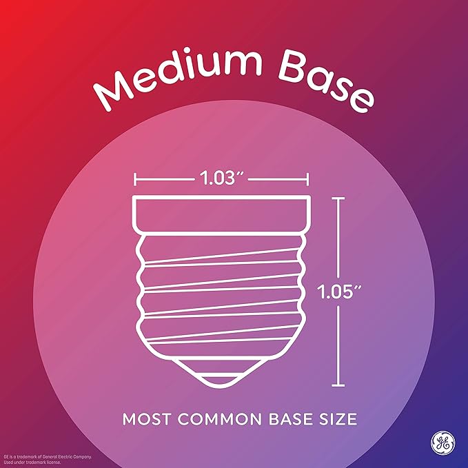 GE LED+ Color Changing LED Light Bulbs with Remote, BR30 Indoor Multicolor Floodlights, College Dorm Light, Dorm Room Essentials, 8.5W (3 Pack)