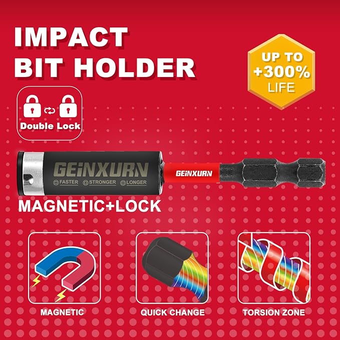 30Pieces (T7-TT40) Screwdriver Bit Set,Impact Magnetic Multi-Torx Head Bits, S2 Alloy Steel Security Star Bits with 1Pc Impact Bit Holder and Storage M-Box