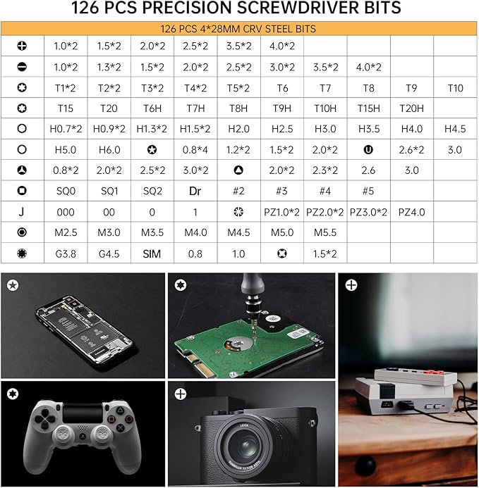 Precision Screwdriver Set, JAKEMY 142 in 1 Professional Electronics Repair Tool Multiple Screwdriver Bit Set with Working Rubber Mat for Laptop, Computer, Macbook, PC, iPhone, Phone, PS4, Xbox, Drone