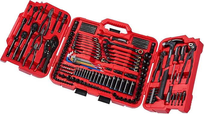 TRUE MECHANIC 306-Piece Mechanics Tool Set and Socket Set, Comprehensive Tool Kit, Automotive Repair Tool Set, Professional