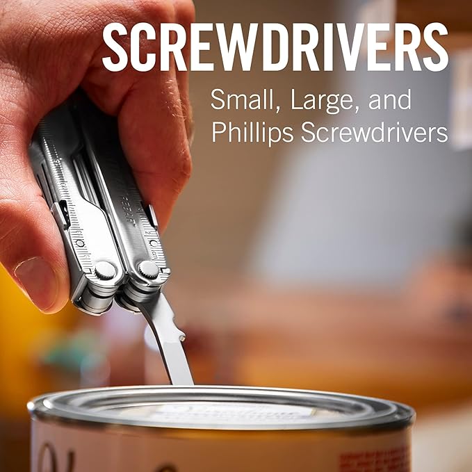 LEATHERMAN, Rebar Multitool with Premium Replaceable Wire Cutters and Saw, Stainless Steel with Nylon Sheath