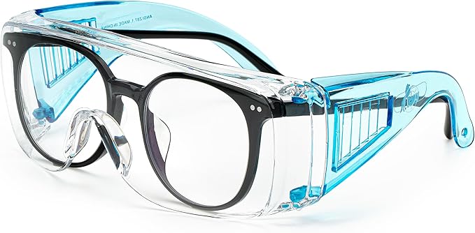 UNCO- Safety Goggles Over Glasses, Protective Goggles, Safety Goggles Anti Fog, Work, Safety Glasses Over