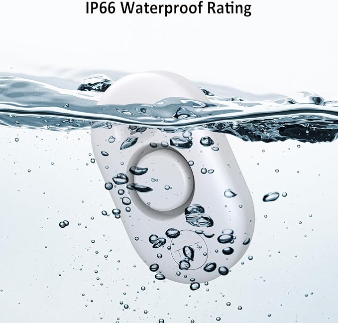 WiFi Water Leak Detector for Home with App Notification, 1 Gateway+10 Sensor, 120dB Flood/Drip Alarm for Basement/Kitchen/Bathroom/Toilet/Laundry Room, Under Sink/Drain/Pipe Leakage, W13+WD61x10-White