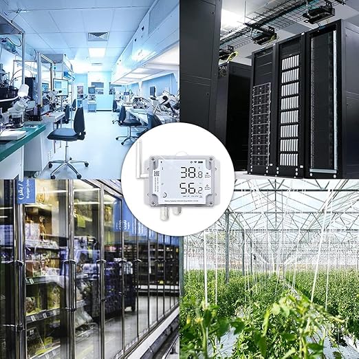 UbiBot GS1-A1RS-US Remote WiFi Temperature and Humidity Sensor, Multiple External Sensors and Types of Alerts. Free App - Compatible with Alexa, IFTTT (2.4GHz WiFi,No hub Required)