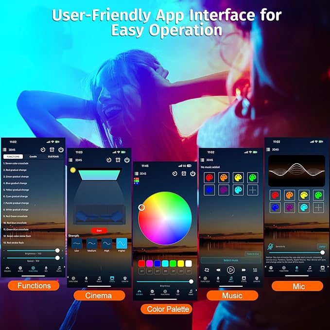 Upgraded Sunset Lamp Projector with APP Control, Endless Color Changing Led Lamp Night Light, Mood Lighting Sunlight Sunset Lamps for Bedroom Decor/Room Decor/Living Room/Christmas Gifts/Party