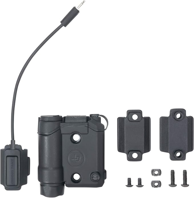 Crimson Trace CMR-301 Railmaster Pro with Green Laser, Adjustable 1000 Lumen LED Flashlight and Rechargeable Battery for Shooting, Competition and Range