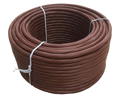 18/5 100ft Thermostat Wire - Solid Copper 18 Gauge 5 Conductors Power Circuit Cable for Heating & air Conditioning Equipment, doorbells and Other Indoor/Outdoor Low Voltage Applications Use