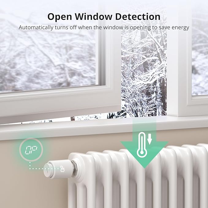 SONOFF Zigbee Thermostatic Radiator Valve, Smart Thermostatic Radiator Supports App Remote Control and Timing, Zigbee 3.0 Hub Required, Compatible with Amazon Alexa/Google Home.