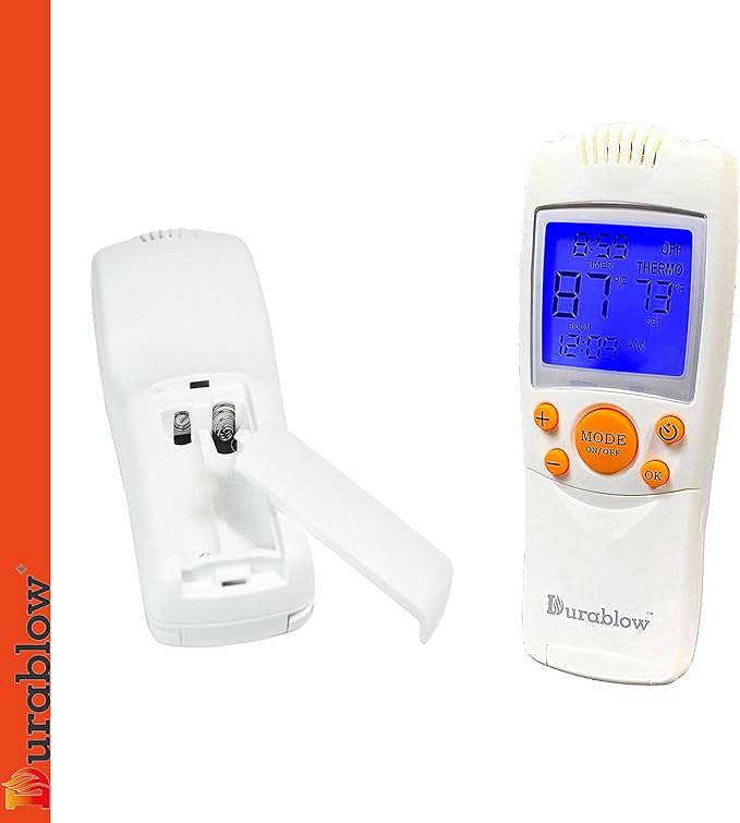 Durablow CB1004 Remote Control Kit with On/Off, Thermostat, Timer, and Backlit LCD for ComfortBilt Pellet Stove Alpine, HP21, HP22, HP50, HP61, HP75 - for Efficient Heating