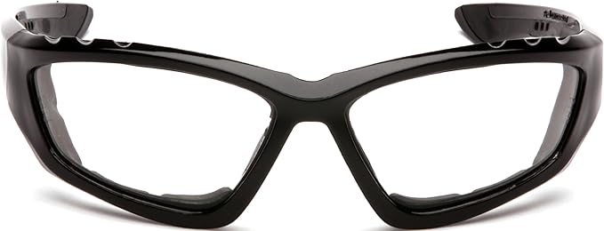 Pyramex Accurist Safety Glass Black Frame Clear Anti-Fog Lens