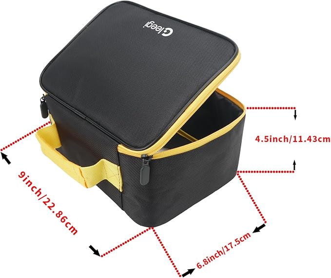 Air Compressor Bag Compatible with AstroAI Tire Inflator Portable Air Pump Fabric Bag for Car Tires 12V DC Auto Tire Pump, Storage Case for Compressor Accessories (Bag Only)