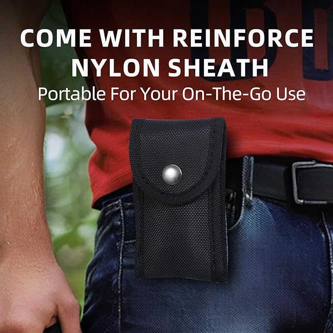 HANSHI 15 in 1 Multitool Pliers with Scissors, Upgraded Heavy Duty Stainless Steel Multi Tool with YG10 Tungsten Steel Replaceable Wire Cutters for Survival, Camping, Hiking,Repair and Gift (Blue)