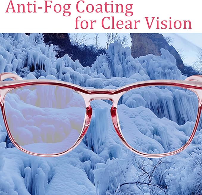 Safety Glasses for Men Women, Anti Fog Safety Goggles Comfortable Blue Light Blocking UV Protective Adult Nurse