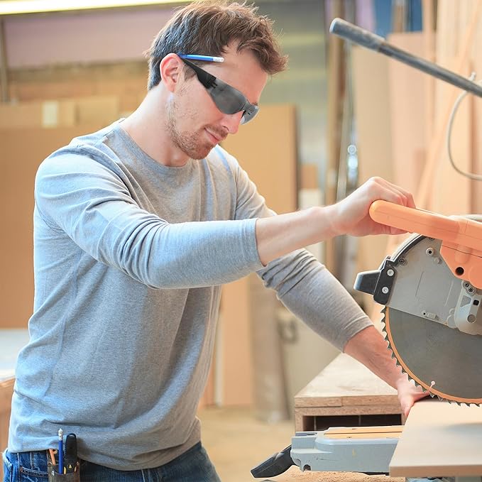 Yunsailing 100 Pack Bulk Safety Glasses Eye Protection Goggles for Women Men DIY Construction Lab