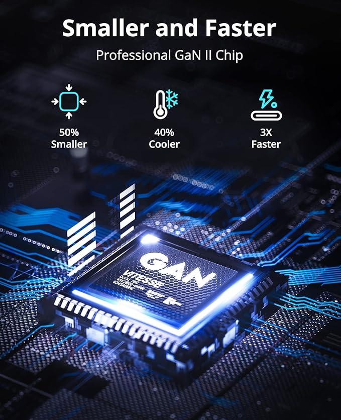 Nekmit Dual Port USB C Wall Charger, 40W PD Fast Charging USB C Wall Plug Adapter, Flat Thin Slim Charger Block for iPhone 14/14 Pro/14 Pro Max, Galaxy, MacBook Air, iPad, AirPods and More