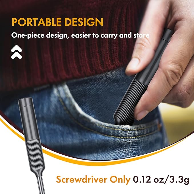 XOOL 27 in 1 Precision Screwdriver Set, Pen Style Mini Screwdriver with Built-in Storage, Magnetic Bit Holder, Ideal for Electronics, Watches, Laptops, and Small Repairs