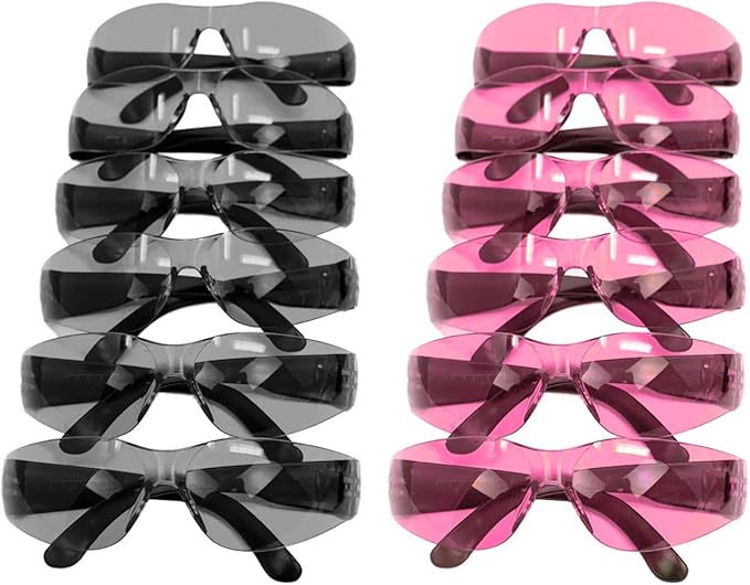 BISON LIFE Keystone Color Lens Safety Glasses | Anti Scratch | Impact Resistance | ANSI Z87.1 Standard | UV 400 Protection