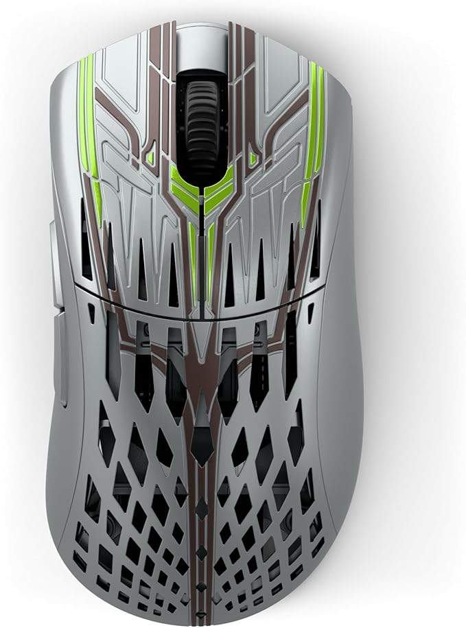 PWNAGE Stormbreaker Max CF Wireless Gaming Mouse 8kHz - 45grams Ultralight Esports Pro Gamer Flawless Professional Xero PAW3950 Optical Sensor 36,000 DPI - 8000Hz -100% PTFE Skates Large Ergo - Ninja