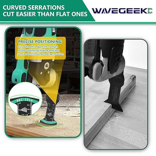 53 pcs Universal Wood Oscillating Tool Saw Blades Multitool Blades Kit Oscillating Tool Blade Fit DeWalt Fein Multimaster Porter Ryobi Cable Bosch Rockwell Milwaukee Oscillating Tool Blades