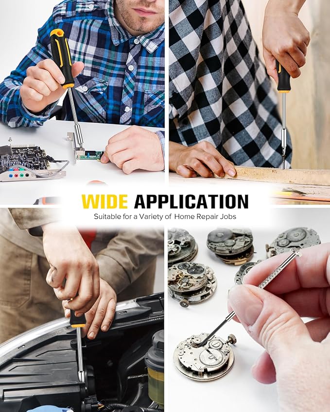 27pcs General Household Tool Set, Includes Precision Screwdrivers, Bits Suitable for Watch, Mobile Phone, Computer Maintenance