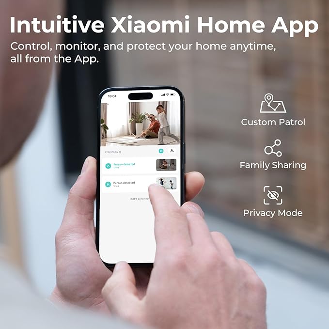 IMILAB C40 4K Indoor Security Camera, Room Camera for Kid/Baby/Pet, 5G WiFi Pan/Tilt Indoor Cam w/Person Pet Track, Powerful AI Detection, Color Night Vision, SD/Cloud Storage, Easy Pairing, Plug in.