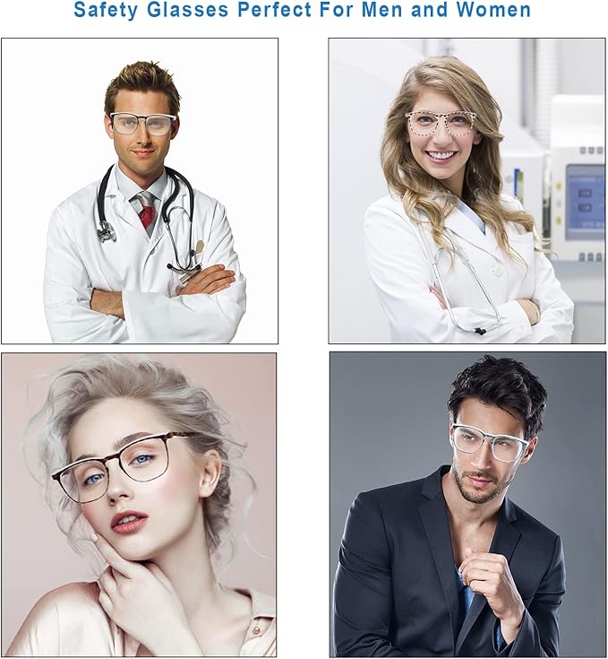 Safety Glasses Goggles For Women Nurses Protective Eyewear,Anti Fog Safety Goggles